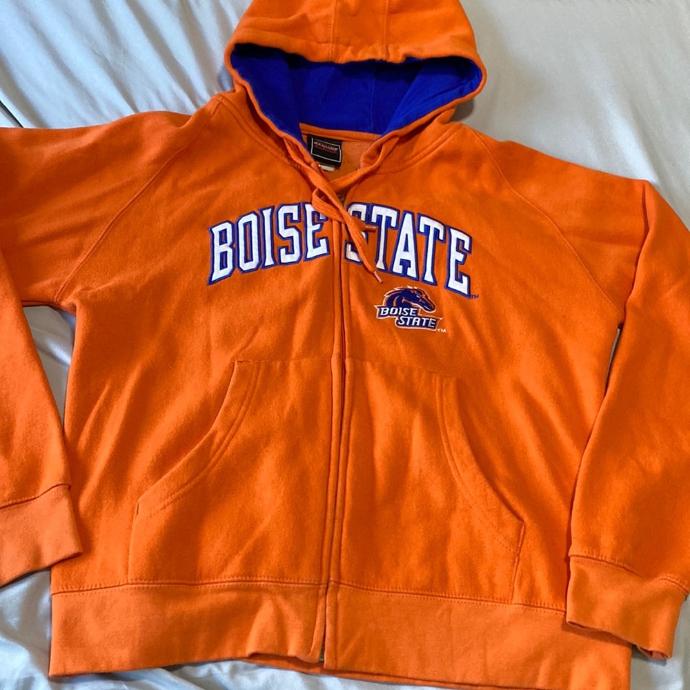Vintage Boise State Full Zip Hoodie | Size XL unisex